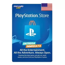 Tarjeta Playstation Store Usa Psn Gift Card Código Digital 