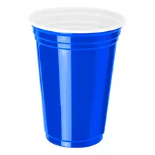 Vaso Plastico Azul 400cc Americano - Pack X 50u