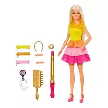 Boneca Barbie Penteados Dos Sonhos - Cabelos Cacheados 