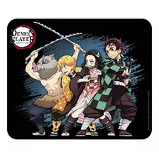 Mousepad Abystyle Demon Slayer Square Velocidad De Precisión Color Multicolor. Diseño Impreso Fnatic