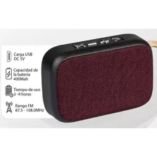 Parlante Portátil Inalámbrico Tablepro Mg2 Bluetooth Radio
