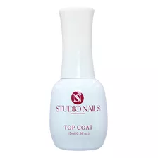 Esmalte Top Coat Gel Para Uñas, 15ml, Brillo. Studio Nails