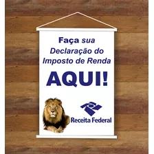 Banner Personalizado, Imposto De Renda, Leão - Imp Digital