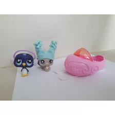 Littlest Pet Shop - Penguim E Chinchilla - Inverno, 2007