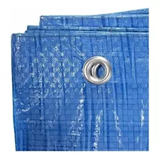 Lona Cubierta Azul Para Carga Impermeable Fina 5*5 Ojales