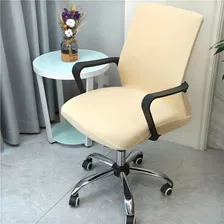 Funda Elástica De Color Liso Para Silla De Oficina Cubierta