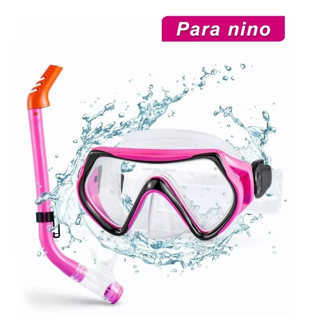 Gafas Anti Niebla Snorkel M¿scara Buceo Buceo Snorkel Niño
