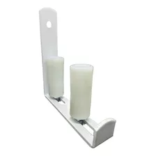 Guia Portão 2 X 1 Branca 30mm X 70mm Reforçado Frete Grátis