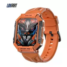 Smartwatch Lokmat Ocean Pro Laranja Prova D'água Original