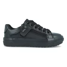 Zapatos Escolares Mocasines Audaz Niño Piel/tela Negro (18.0