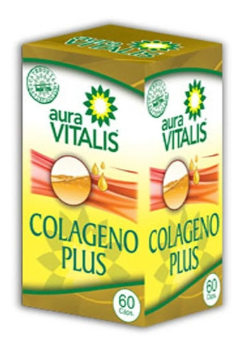 Colágeno Plus, 60 Caps. Aura Vitalis. Agro Servicio.