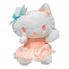 Peluche Hello Kitty Sanrio Moño Azul