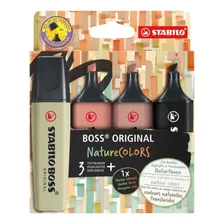 4 Novas Cores Marca Texto Stabilo Boss Nature Colors