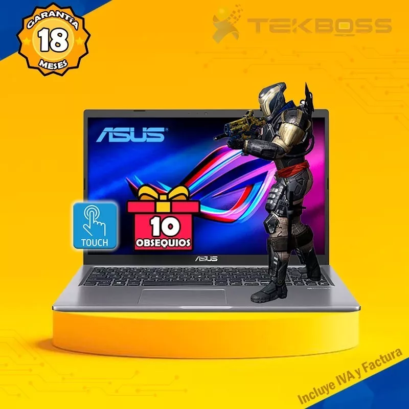 Laptop Asus Core I5 11va+ 8gb+ Disco Ssd+ Touch Fhd+ Huella