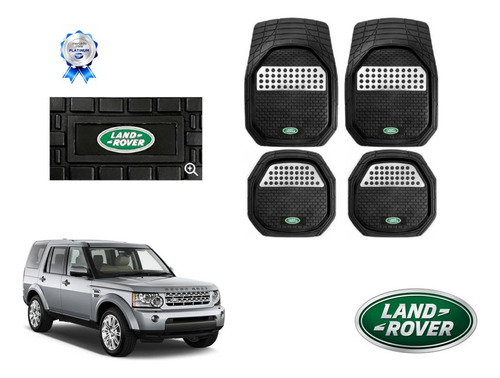 Tapetes Logo Land Rover + Cubre Volante Discovery 08 A 13 Foto 2