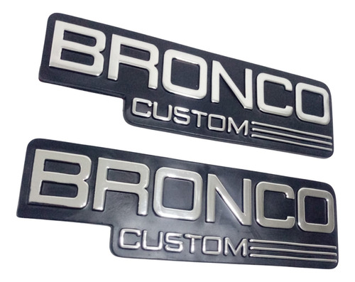 Emblemas Ford Bronco Custom Laterales  Foto 2