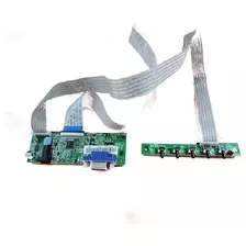 Placa Principal +botão Power+lvds Monitor Cce M1501 Funciona