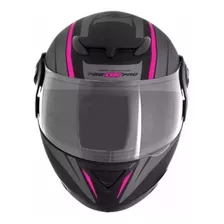 Capacete Para Moto Integral Pro Tork Evolution G6 Pro Preto E Rosa Liberty 788 Tamanho 60 