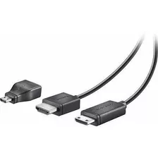 Cable Mini / Micro Hdmi De Perfil Bajo De 6 Pies