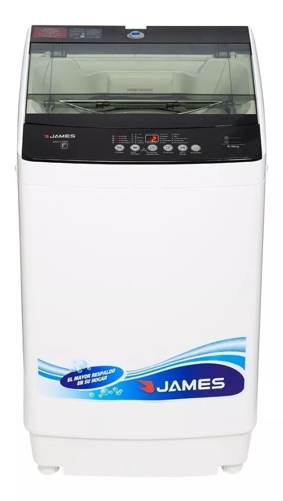 Lavarropas Automático James Wmtj-680 Blanco 6kg 220 v