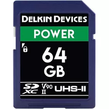 Delkin Devices 64 gb Sdxc De Alimentación  x Uhs-ii (u3/.