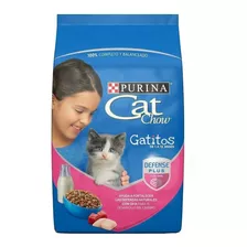 Alimento Cat Chow Defense Plus Para Gato De Temprana Edad Sabor Mix En Bolsa De 15 kg