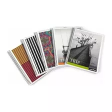 Cuaderno Esquela 16x21cm T/ Flexible 80 Hs C/espiral X10 Uni