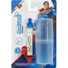 Seringa Para Lavagem Nasal Com Case Superman Nosewash Heróis
