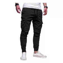 Joggers Con Bolsillo Cargo Hombre