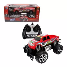 Carro Controle Remoto Giant Four-wheeler Pick-up 1:18 Vermel