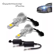 Kit Lâmpada Super Led Novo 2d 6000k Carro 12v 24v H4