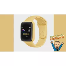 Super Lançamento Relógio Smartwatch D20 Macaron Amarelo