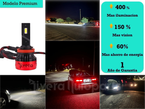 V6 Kit Luces Led Tipo Xenon Hid H1 Alta Renault Clio 2009 Foto 3