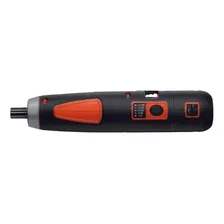 Destornillador Inalambrico 4v + 4 Accesorio Black And Decker Color Naranja Claro