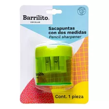 Barrilito Spt36b Sacapuntas Plástico Doble Orificio Con