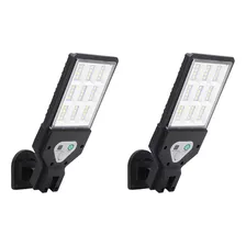 Pack 2 Foco Solar Led Exterior Con Sensor De Movimiento