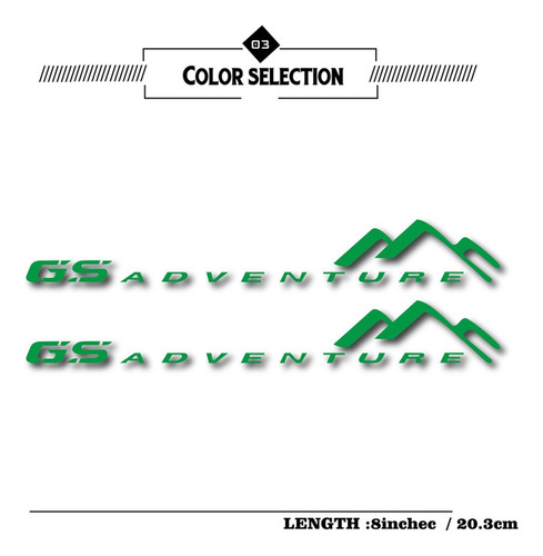 Calcomana Con Logotipo Gs Adventure Para Bmw Gs 1200 800 Foto 6
