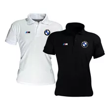 Kit 2 Camisa Gola Polo Bmw M3 Malha Piquet Camiseta