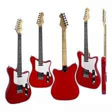 Guitarra Elétrica Cecille Telecaster Tonante Corpo Em Alder Cor Vermelho Orientação Da Mão Destro