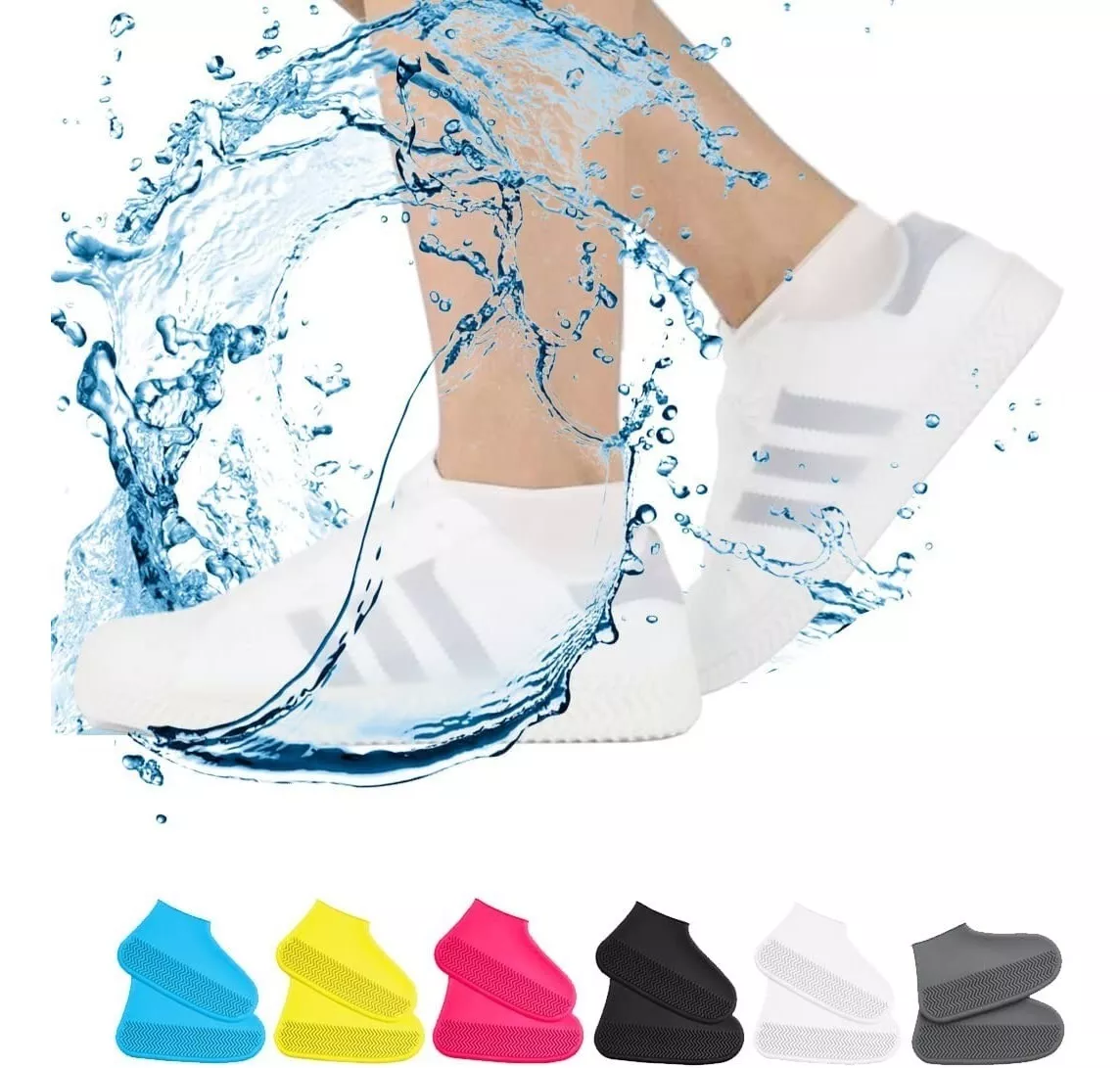Zapatones Silicona Cubre Calzado Protecc Sanitario Lluvia