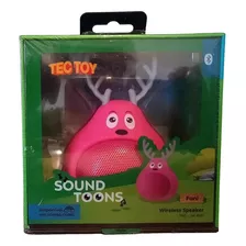 Sound Toons Fani - Caixa De Som Bluetooth - Tec Toy - Rosa 