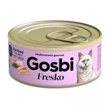 Alimento Húmedo Pollo & Conejo - Gosbi Fresko 70 Gr Gourmet