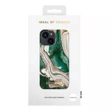 Funda iPhone 13 Mini Ideal Of Sweden Golden Jade Marble