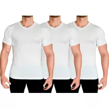 3 Pack Camisetas Inteligente Anti Sudor Seca Tee Sudoración