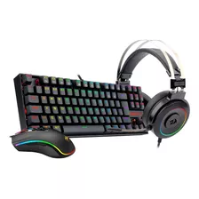 Kit Gamer: Headset Lamia + Teclado Kumara + Mouse Cobra-s125