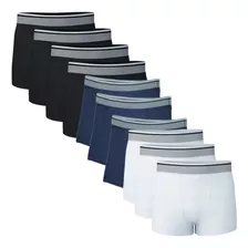 Kit 10 Cuecas Boxer Box Masculina Viscose Elastano Promoção