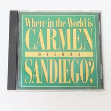 Cd-rom Jogo Carmen Sandiego Deluxe (1992) P/ Pc Retrô (dos)