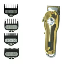 Máquina De Cortar Cabelo Km-1986 Dourado Incrível 100v/240v