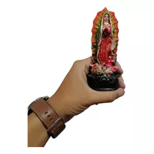Virgen De Guadalupe 13 Cm, Resina, Pequeña