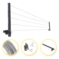 Varal Reforçado 60 Kg Retrátil Parede Alumínio/varal Quintal